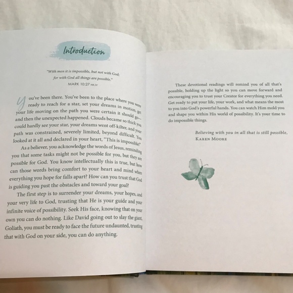 ๐3/$35 It's Still Possible Devotional Book by Karen Moore Hardcover - Picture 8 of 8